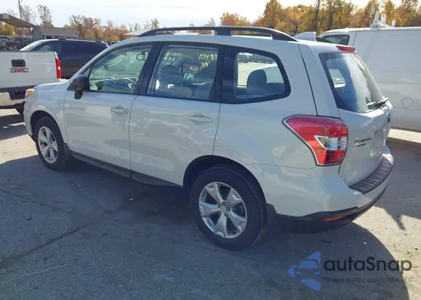 2016 Subaru Forester 2.5I from USA, damaged, VIN JF2SJABC0GH556924